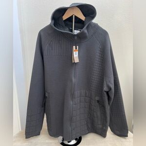 Nike Men's Dark Gray Zip-Up Sweater